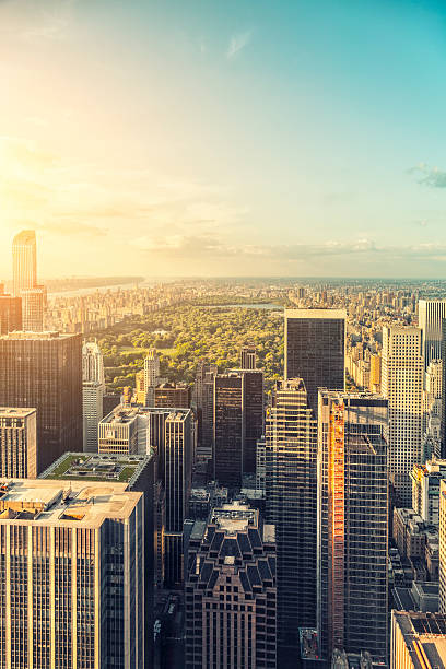 istock Aerial view of Central Park 499244351
