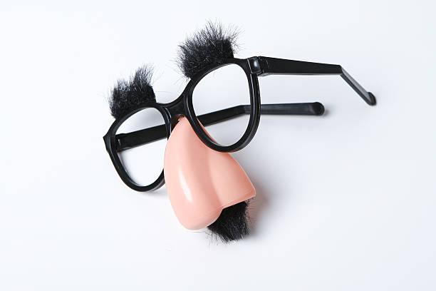 istock Fun glasses with a nose for a photo booth 499245961