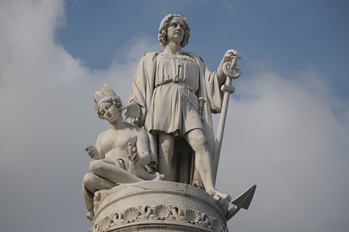 statue of christopher columbus, genoa
