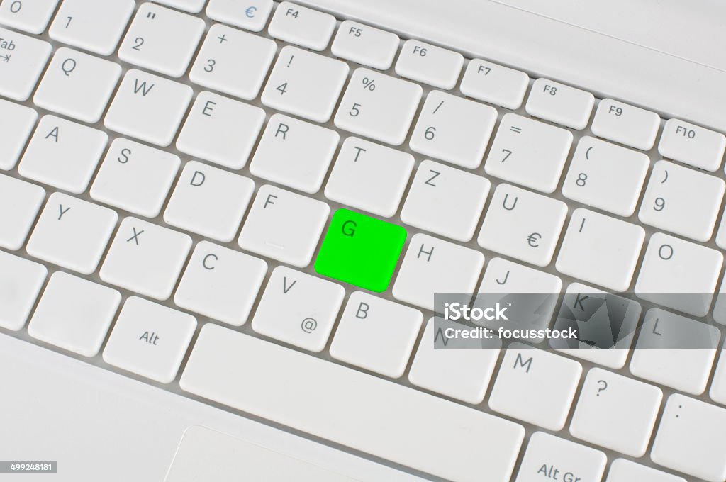 Green-Tastatur - Lizenzfrei Aluminium Stock-Foto