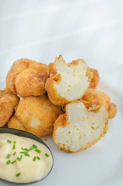 istock Fried cauliflower with homemade mayonnaise 499248585