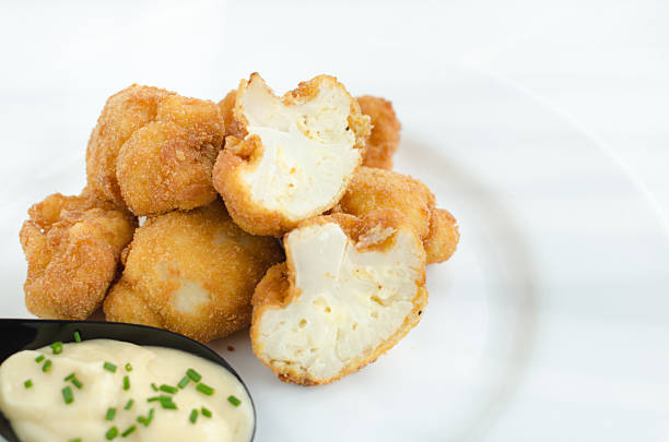 istock Fried cauliflower with homemade mayonnaise 499248599