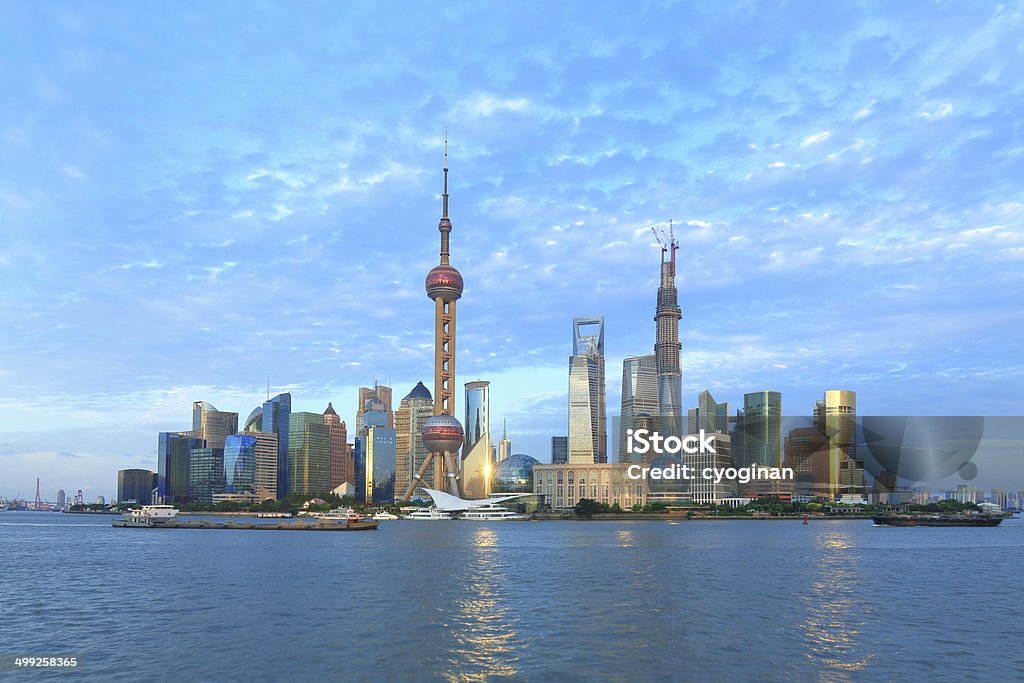 Shanghai pudong lujiazui Shanghai pudong lujiazui in daytime Apartment Stock Photo