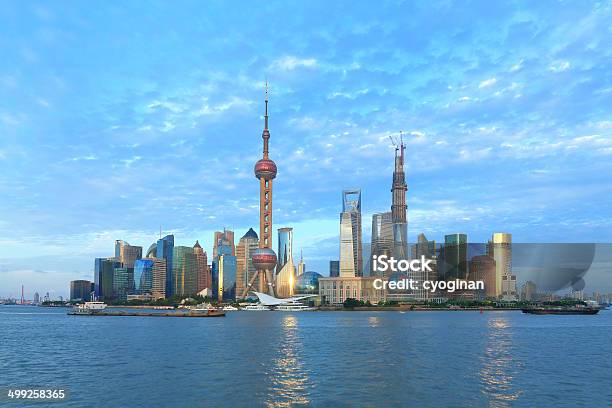 Shanghai Pudong Lujiazui Stock Photo - Download Image Now - Apartment, Built Structure, Chinese Culture