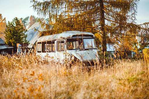 Old Abandoned Bus