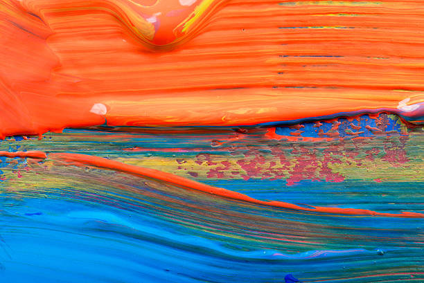 istock Abstract art backgrounds. Hand-painted background. SELF MADE. 499260409