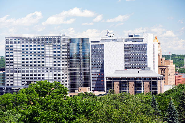 istock Rochester Minnesota Downtown Aerial 499260631