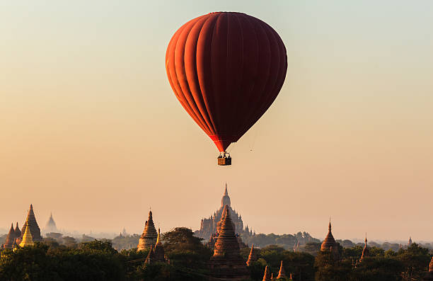 istock Balloon over plain of Bagan in misty morning, Myanmar 499260871