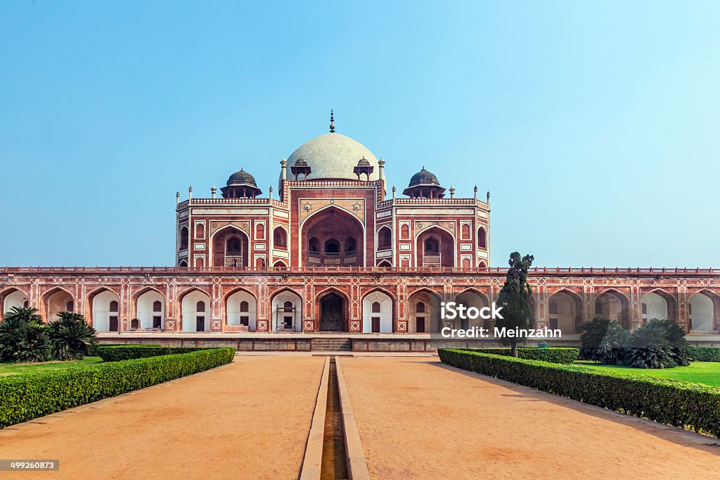 Túmulo de Humayun em Delhi - Royalty-free Antigo Foto de stock