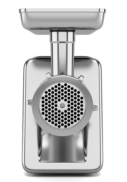 istock electric meat grinder isolated on white background 499261374