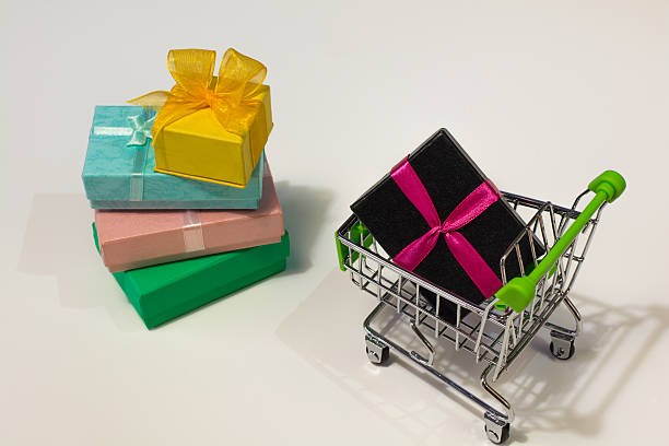 istock Grocery truck packed with gifts 499262334