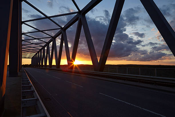 istock Beldorf - Gruenental Bridge at sunset 499263285