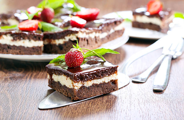 istock Chocolate fudge brownies, 499263993