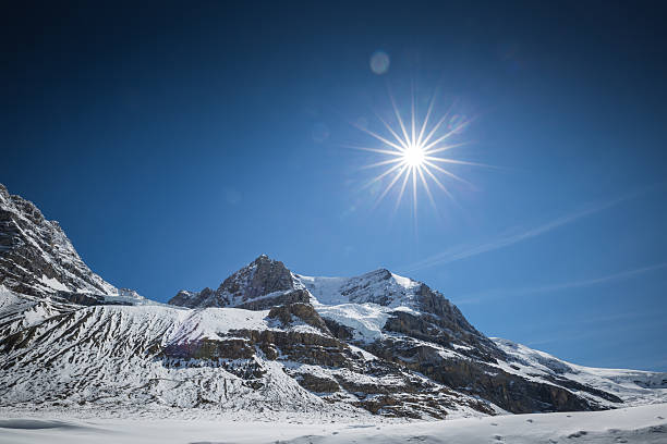 istock Canadian Rockies mountain peak scene 499264530