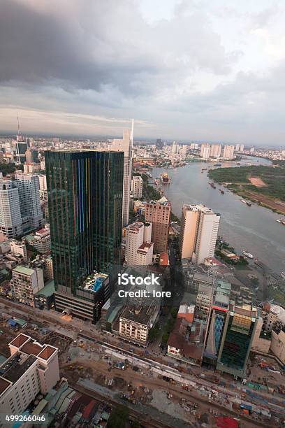 Ho Chi Minh City Stock Photo - Download Image Now - 2015, Above, Aerial View