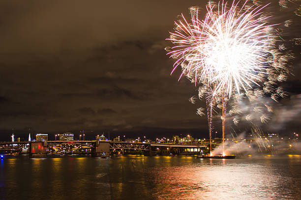 istock Firework over Willamette river in Portland 499273927
