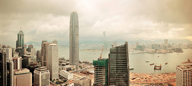 istock Victoria Harbor aerial view 499275869
