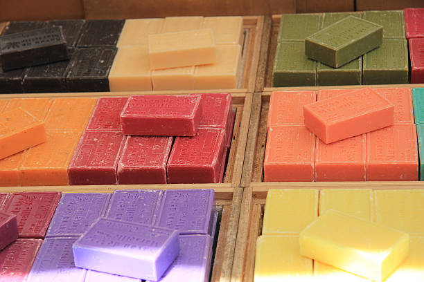 istock French soap at a market stall 499275965
