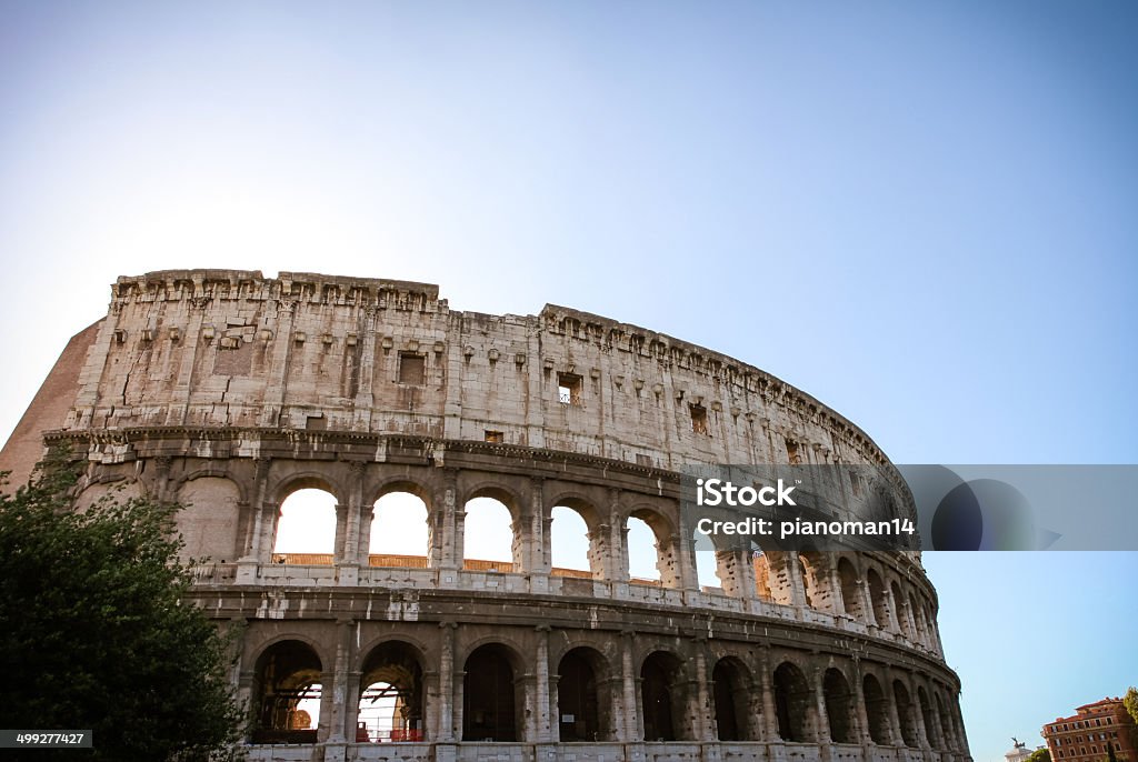 Coliseu, em Roma, Itália - Royalty-free Anfiteatro Foto de stock