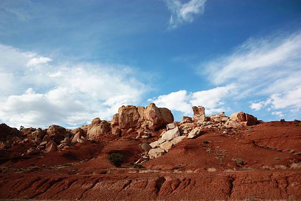 Red Rocks at Highway 24 in Capitol Reef National Park