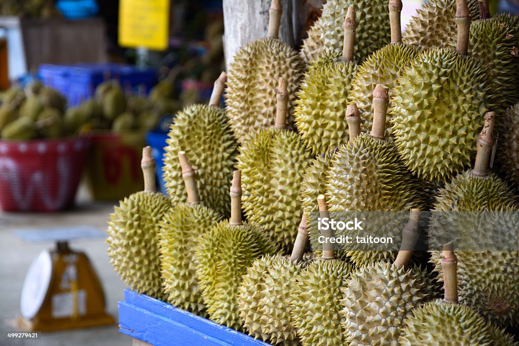 Durian A fruit that is delicious Asia Stock Photo