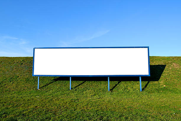 istock Big blank billboard. Outdoor white space for advertisement. 499280719
