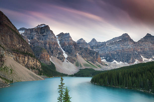 istock Beautiful Moraine Lake - Long exposure version 499280830