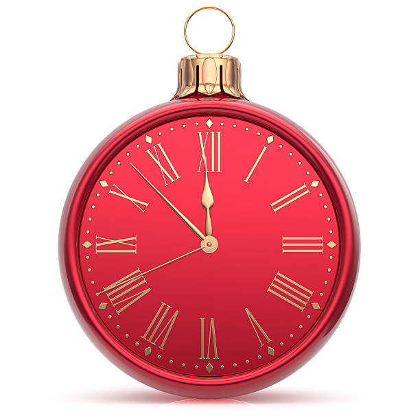 istock New Year's Eve clock midnight countdown Christmas ball time 499284546