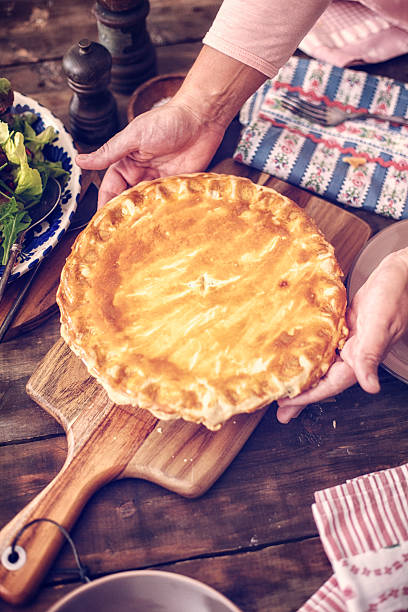 istock Delicious Homemade Chicken Meat Pie 499286530