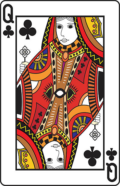 istock Queen of clubs playing card 499288836