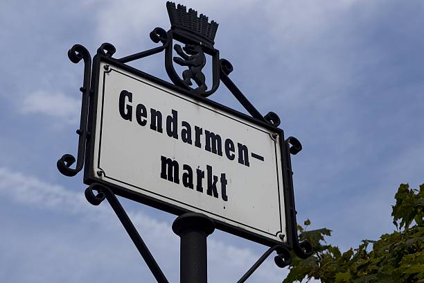 istock Gendarmenmarkt square plate in Berlin 499289302