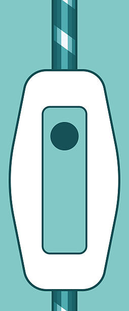 Switch Illustration of the lighting switch icon connection interrupted stock illustrations