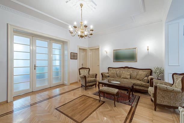 istock Classic living room interior 499292240