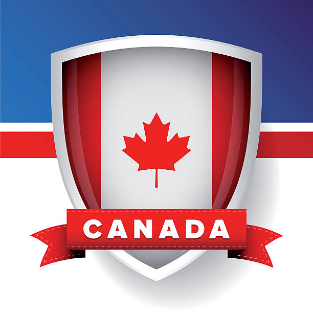 herb z kanada - flag canadian flag patriotism national flag stock illustrations
