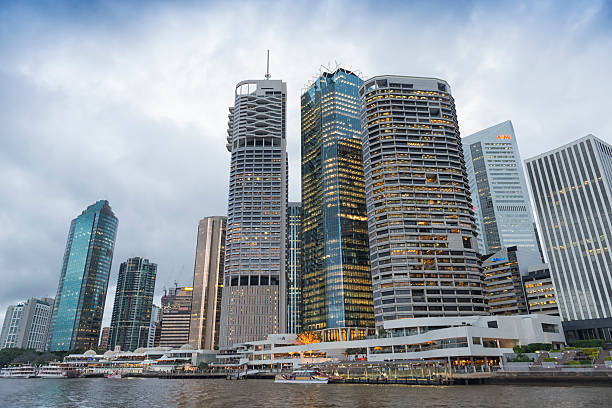 istock Brisbane business district evening hours 499293834