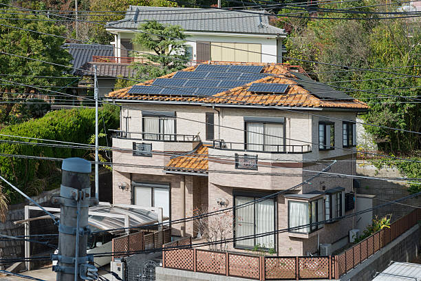 Verso una casa indipendente - foto stock