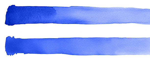 istock Watercolor brush stroke lines 499294350