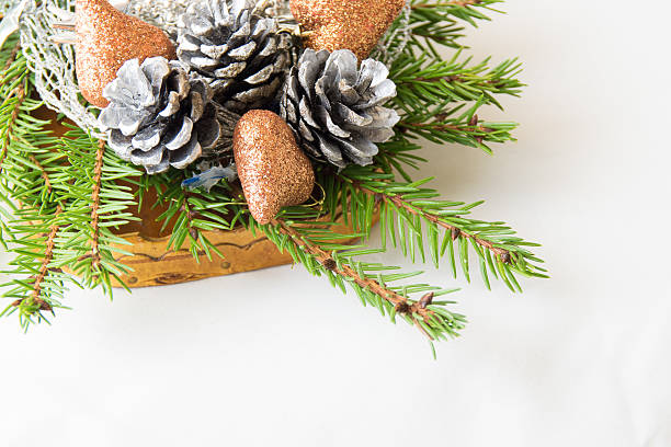 istock Christmas decoration with christmas tree 499304028