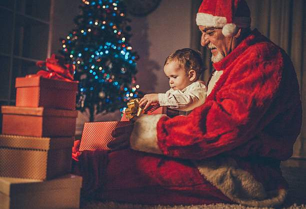 istock Santa Claus and Boy 499304058
