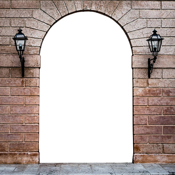 istock stone arch of an italian palace suitable as a frame. 499304430