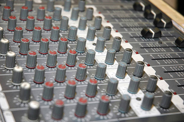 istock details of the control board sound mixer 499305128