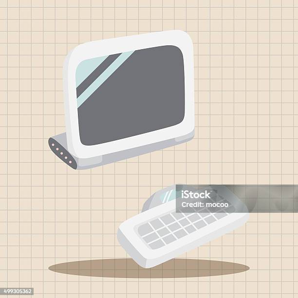 Computer Theme Elements Vectoreps Stock Illustration - Download Image ...