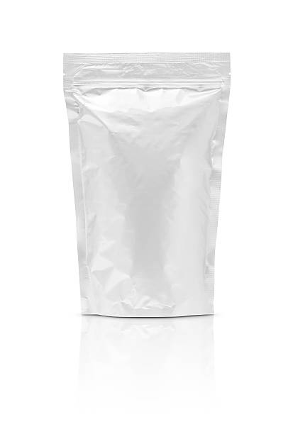 istock blank packaging aluminium foil pouch isolated on white background 499305538