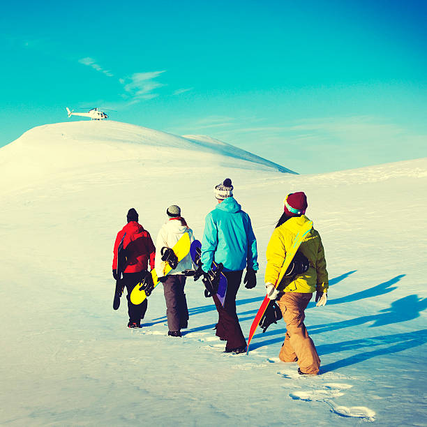 istock Snowboarders Sport Recreation Winter Concept 499305798