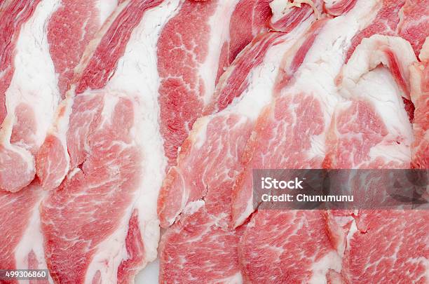 Bacon Closeup Stock Photo - Download Image Now - 2015, Appetizer, Bacon