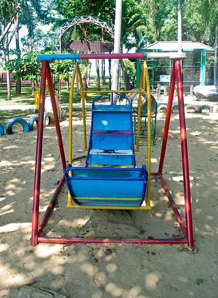 istock children playground in the park 499310588