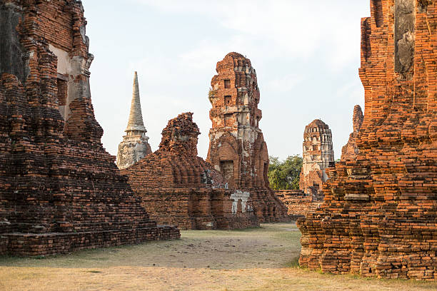 istock Ruin city and ancient sandstone sculpture 499311342