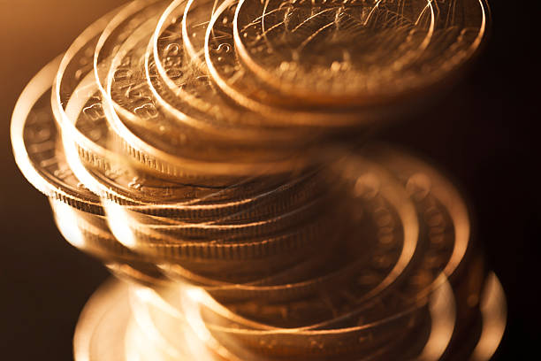 istock Double Exposure of Coins 499314630