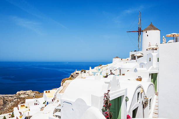 istock Panoramic view of Oia town, Santorini island, Greece 499315152