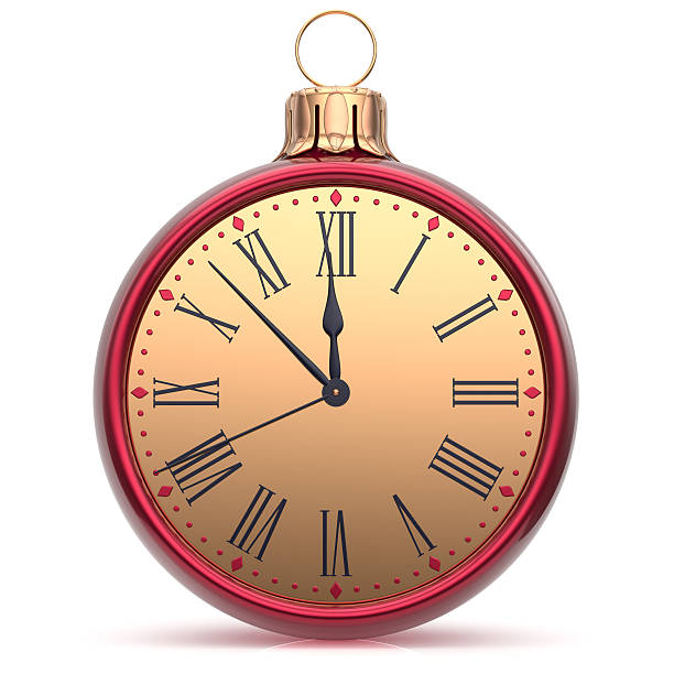 istock New Year's Eve clock midnight countdown Christmas ball time 499315858